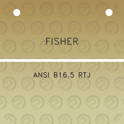 fisher-ansi-b165-rtj