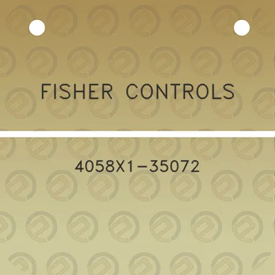 fisher-controls-4058x1-35072