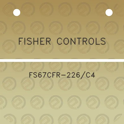 fisher-controls-fs67cfr-226c4