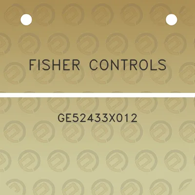 fisher-controls-ge52433x012