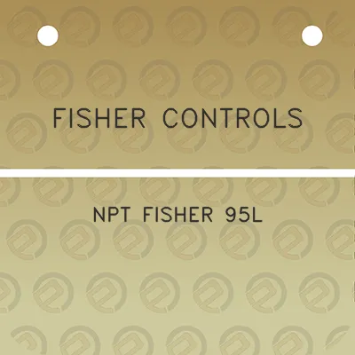 fisher-controls-npt-fisher-95l