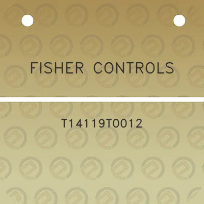 fisher-controls-t14119t0012