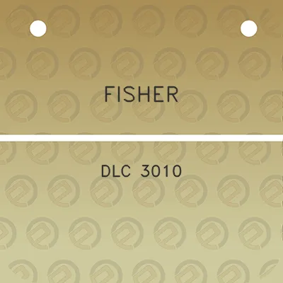 fisher-dlc-3010