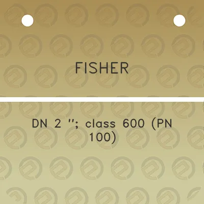 fisher-dn-2-class-600-pn-100