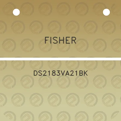 fisher-ds2183va21bk