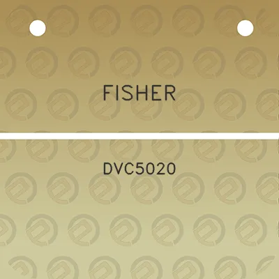 fisher-dvc5020