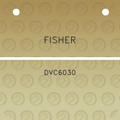 fisher-dvc6030