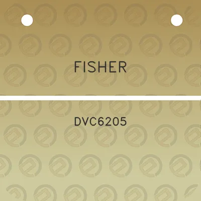 fisher-dvc6205