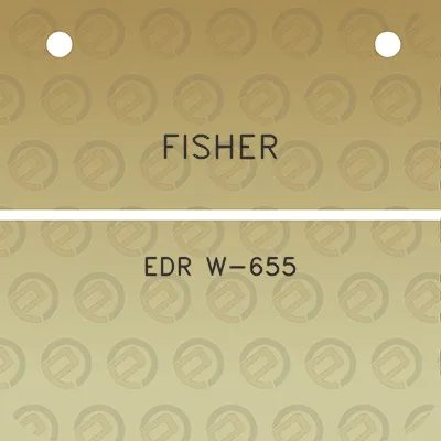 fisher-edr-w-655