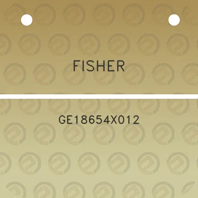 fisher-ge18654x012