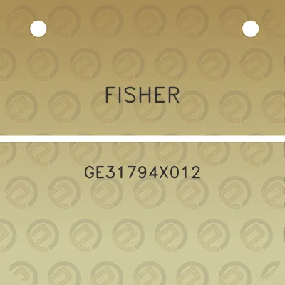 fisher-ge31794x012