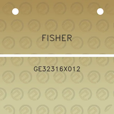 fisher-ge32316x012