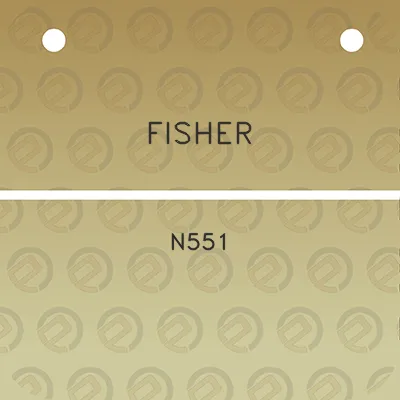 fisher-n551