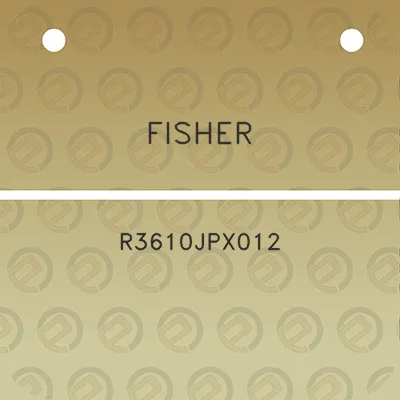 fisher-r3610jpx012