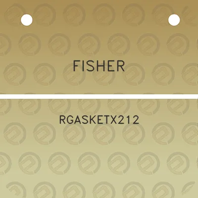 fisher-rgasketx212