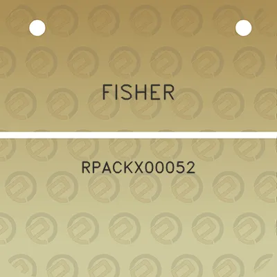 fisher-rpackx00052