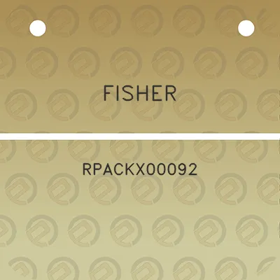 fisher-rpackx00092