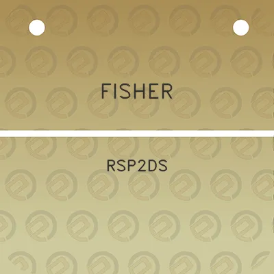 fisher-rsp2ds