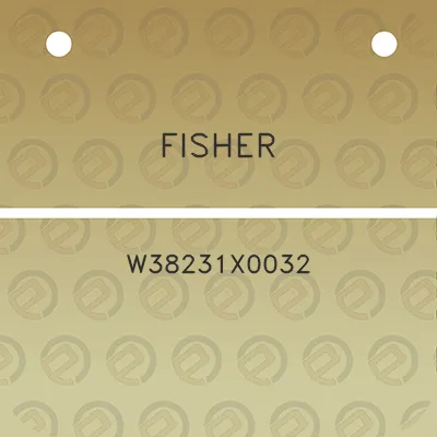 fisher-w38231x0032