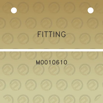 fitting-m0010610