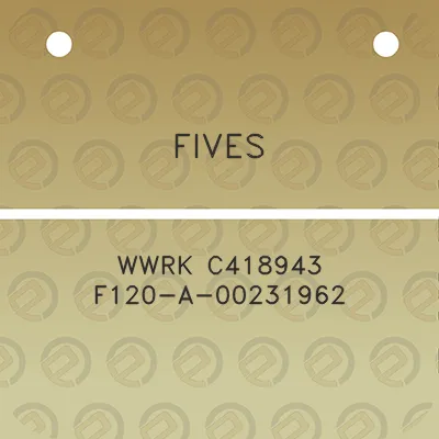 fives-wwrk-c418943-f120-a-00231962