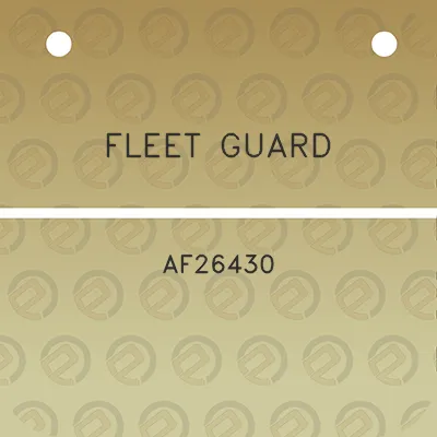 fleet-guard-af26430