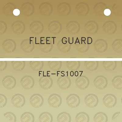 fleet-guard-fle-fs1007