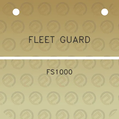 fleet-guard-fs1000