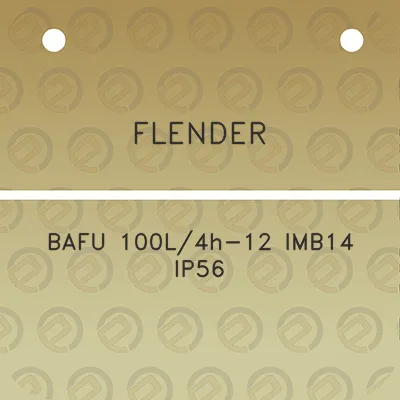 flender-bafu-100l4h-12-imb14-ip56