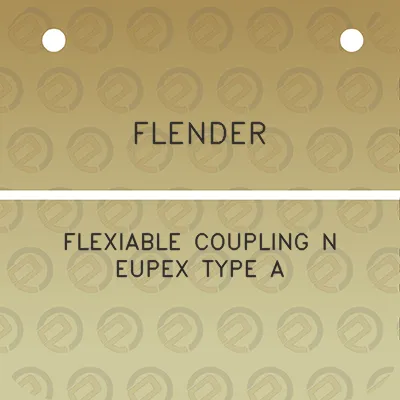 flender-flexiable-coupling-n-eupex-type-a