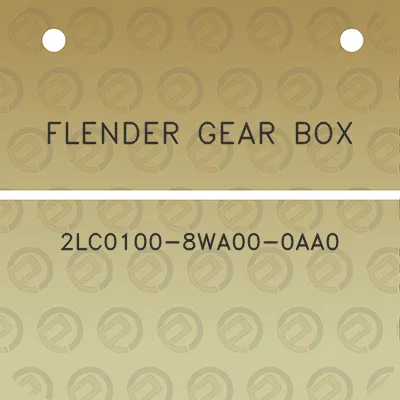 flender-gear-box-2lc0100-8wa00-0aa0