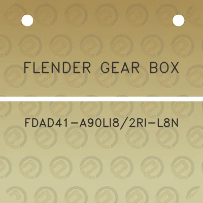 flender-gear-box-fdad41-a90li82ri-l8n