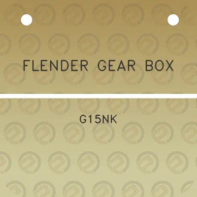 flender-gear-box-g15nk