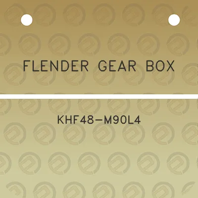 flender-gear-box-khf48-m90l4