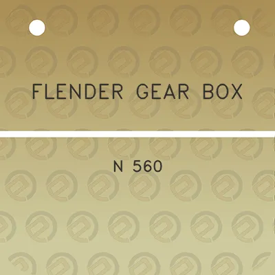 flender-gear-box-n-560