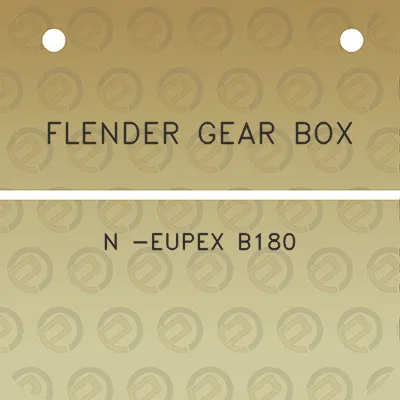 flender-gear-box-n-eupex-b180