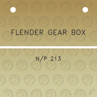 flender-gear-box-np-213