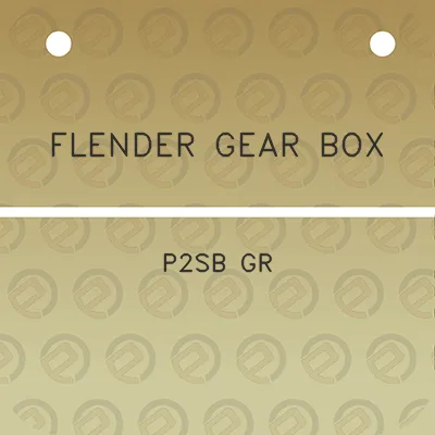 flender-gear-box-p2sb-gr