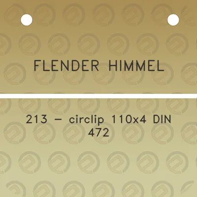 flender-himmel-213-circlip-110x4-din-472