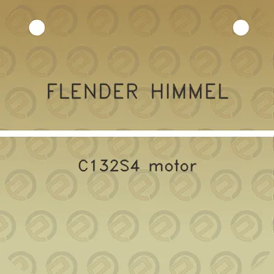 flender-himmel-c132s4-motor