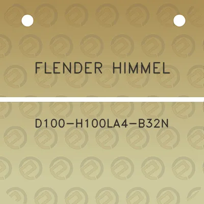 flender-himmel-d100-h100la4-b32n