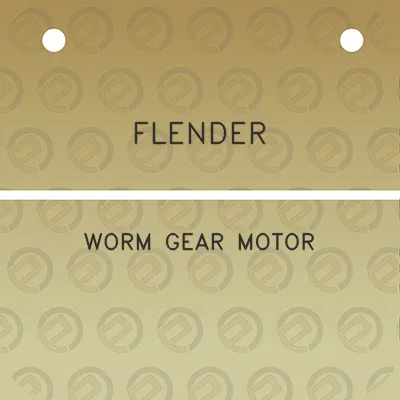 flender-worm-gear-motor