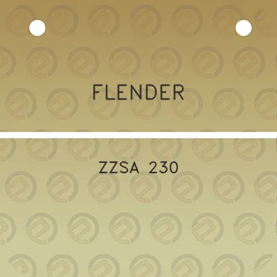 flender-zzsa-230