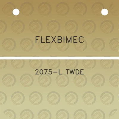 flexbimec-2075-l-twde