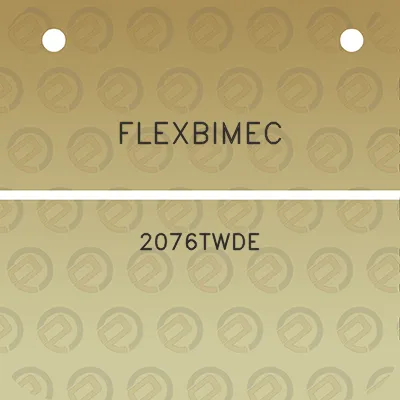 flexbimec-2076twde