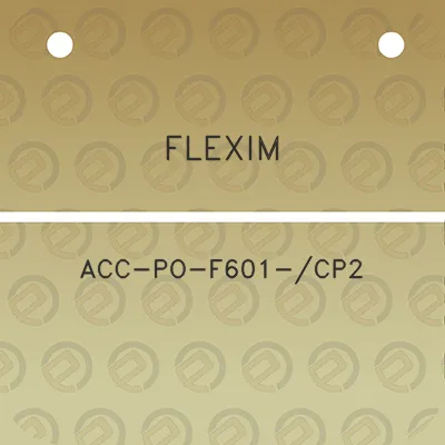 flexim-acc-po-f601-cp2