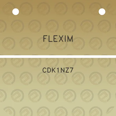 flexim-cdk1nz7