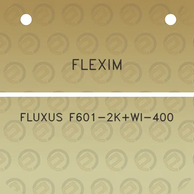 flexim-fluxus-f601-2kwi-400