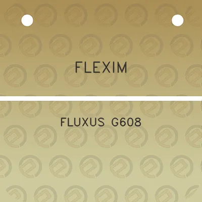 flexim-fluxus-g608