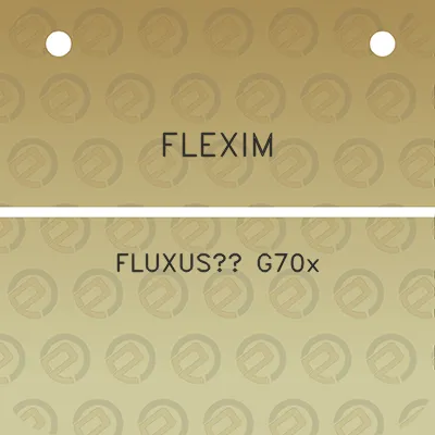 flexim-fluxus-g70x